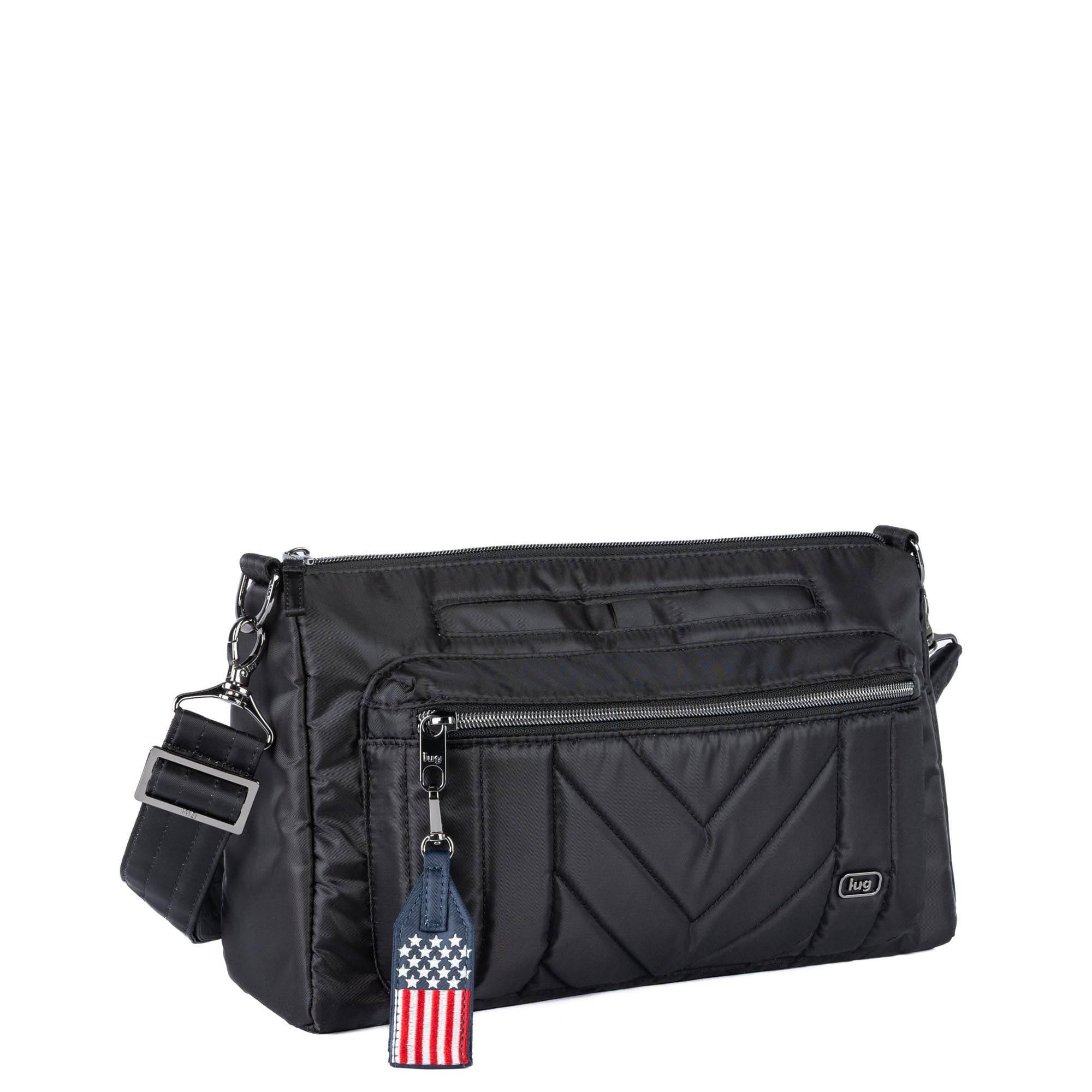Stretch LE Crossbody Bag - Patriotic - BLACK 2 - 24321_StretchLE_Black_Angle_02